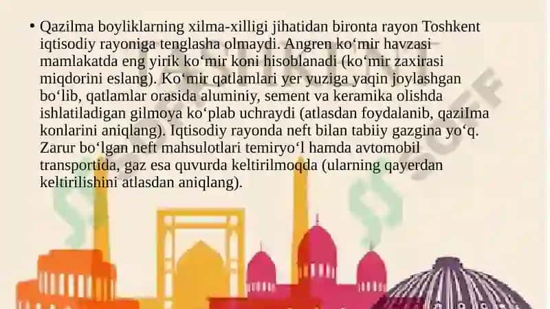 Toshkent iqtisodi rayonu 8