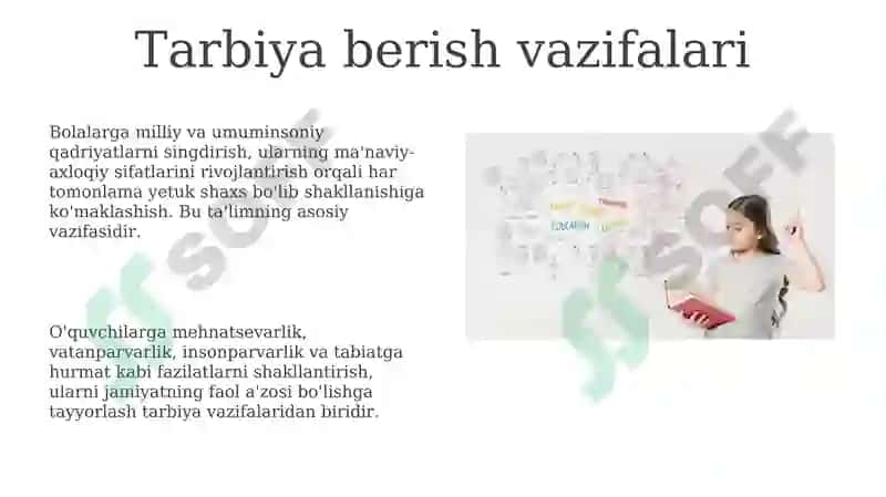 Boshlang'ich ta'limning maqsadi va vazifalari 8