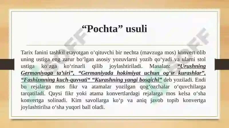 Dars tahlilining maqsad va vazifalari 8