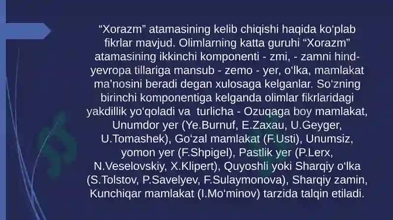 O’lkamizning tarixiy-madaniy viloyatlari 8