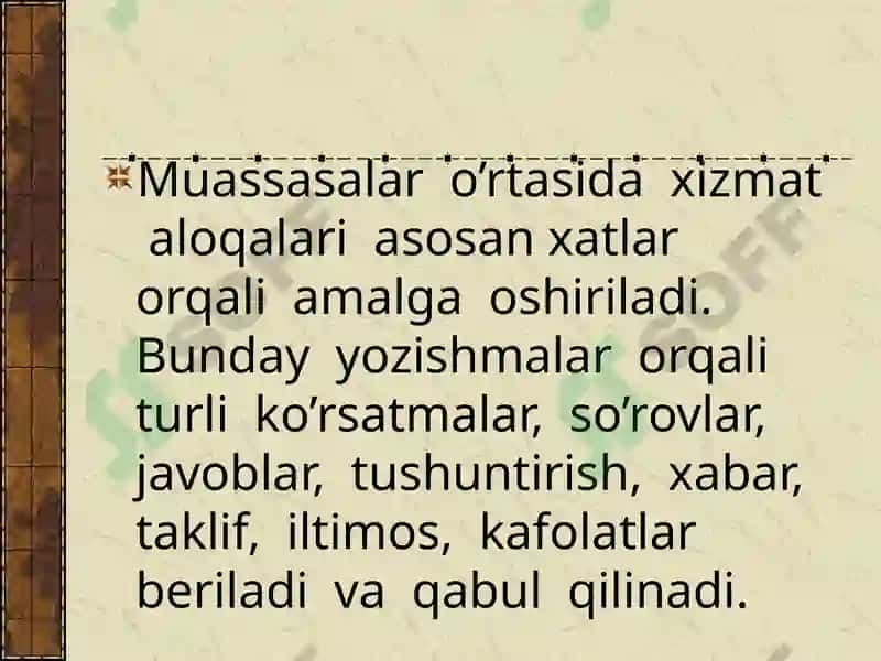 Hujjat turlari va uning xususiyati 8