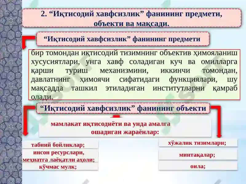 "ИҚТИСОДИЁТ" КАФЕДРАСИ 8
