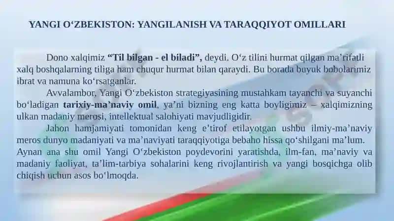 Yangi O‘zbekiston strategiyasi 8