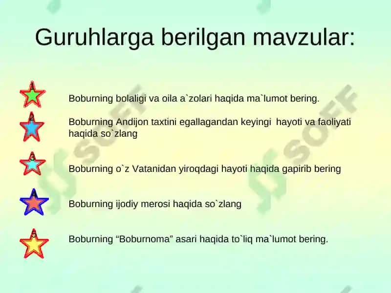Bobur lirikasi 8
