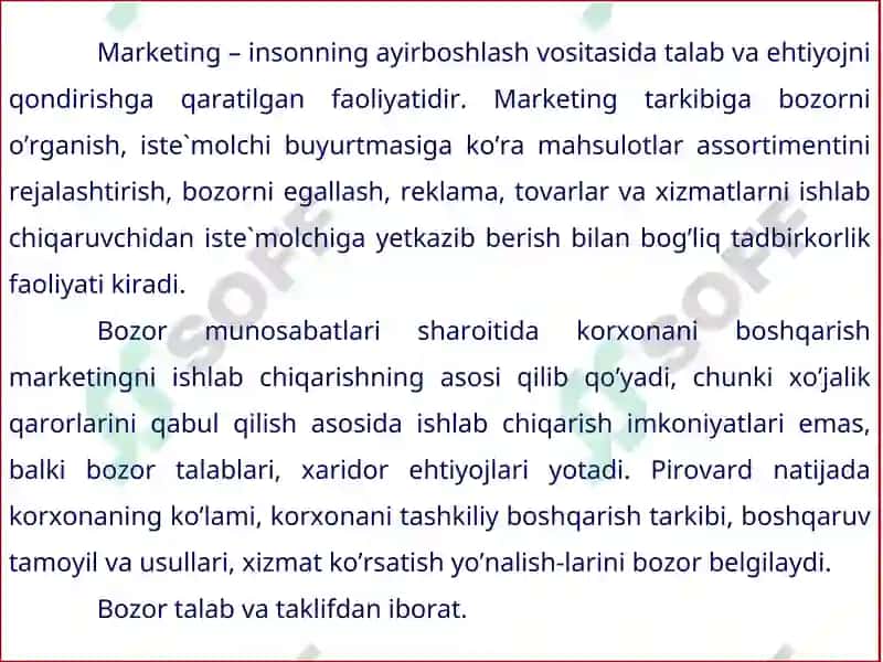 Mahsulot ishlab chiqarish maromiyligi tahlili 8