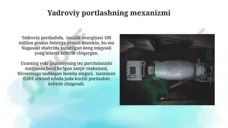Yadroviy Qurollar 8