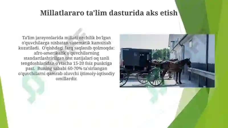 Jahonning rivojlangan mamlakatlarida tarbiyaviy jarayonlarning etnik xususiyatlari 8
