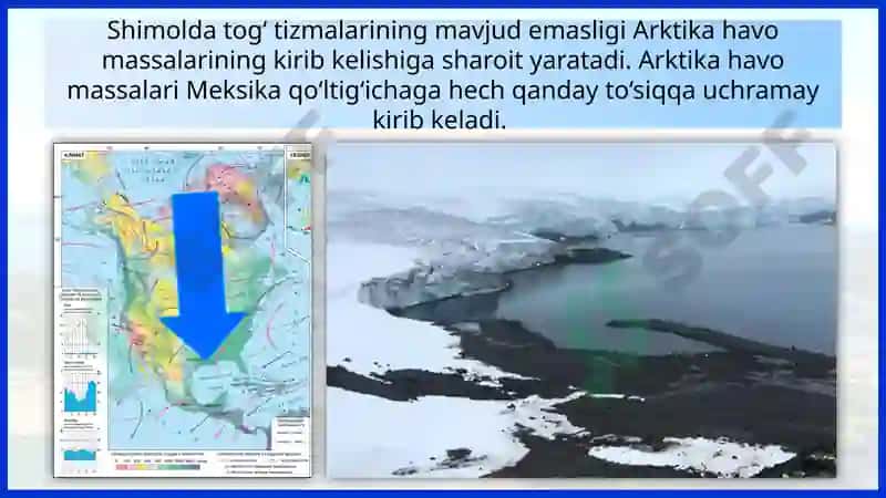 Shimoliy Amerika iqlimi va ichki suvlari 8
