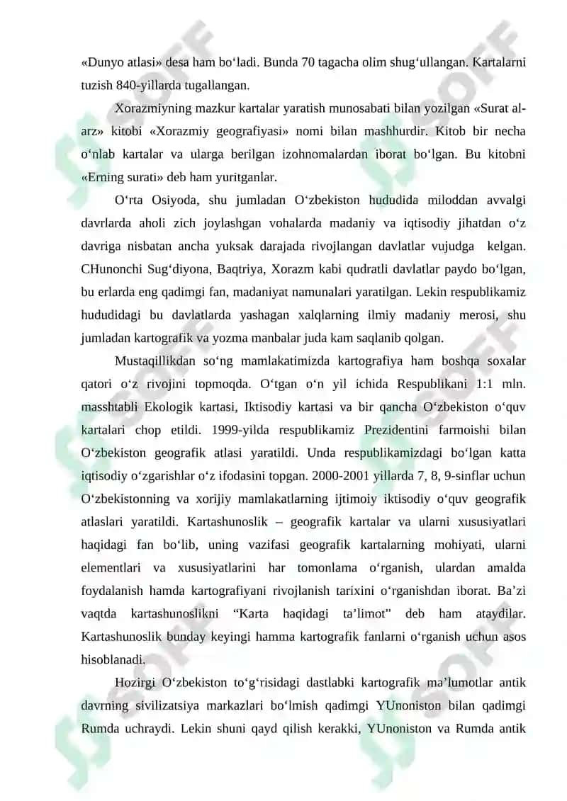 TARIXIY KARTALARNI TAHLIL QILISH VA O’RGANISH 8