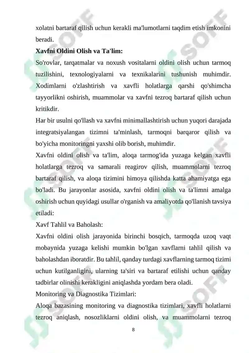 MOBIL ALOQA BAZAVIY STANSIYALARINI LOYIHALASH USULLARI 8