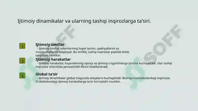 Tashqi inqirozlar siyosiy va ijtimoiy omillarning taʼsiri 8