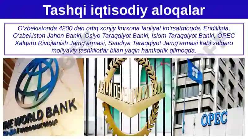 Tashqi iqtisodiy aloqalar 8