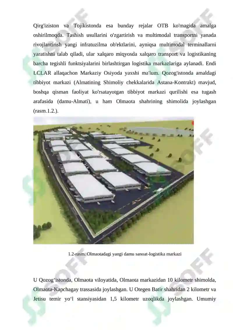 MARKAZIY OSIYO VA UZOQ XORIJIY MAMLAKATLARDA TRANSPORT SANOATINING HOZIRGI HOLATI VA RIVOJLANISH ISTIQBOLLARI 8