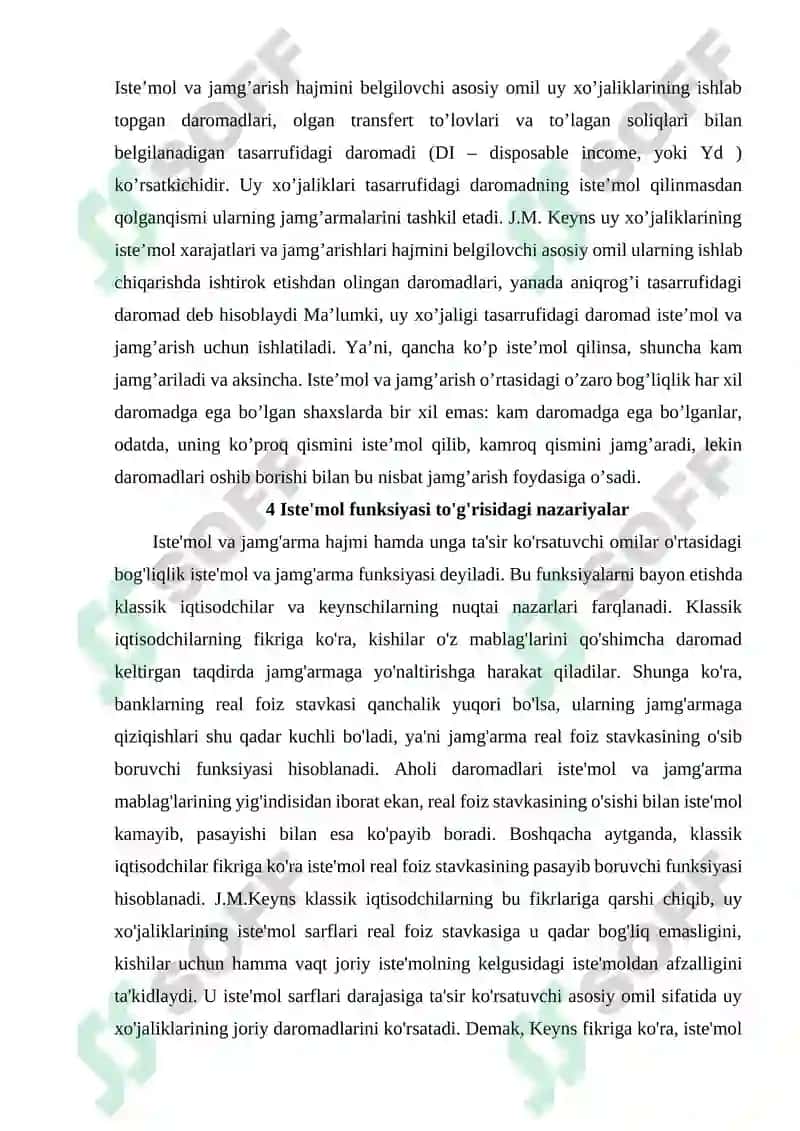 Iste’mol va uning hajmiga ta’sir etuvchi omillar 8