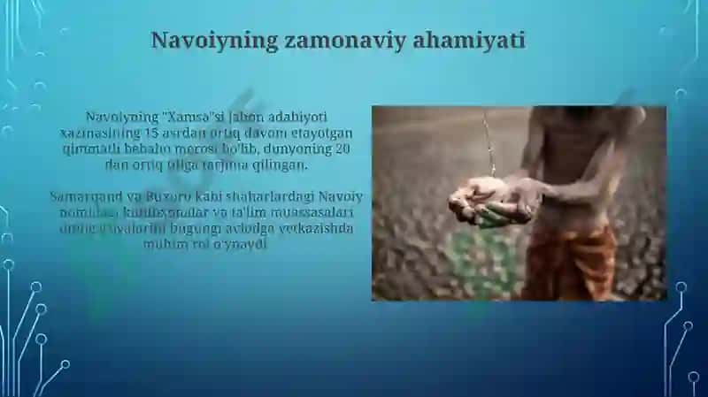 Navoiyning asarlarida tarbiya va insonparvarlik masalari 8