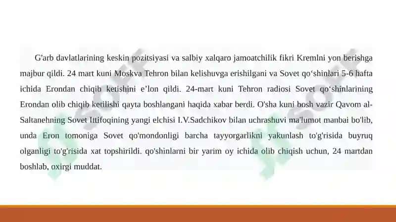 Eron davlatining diplomatik aloqalari 1945-1991-yillar 8