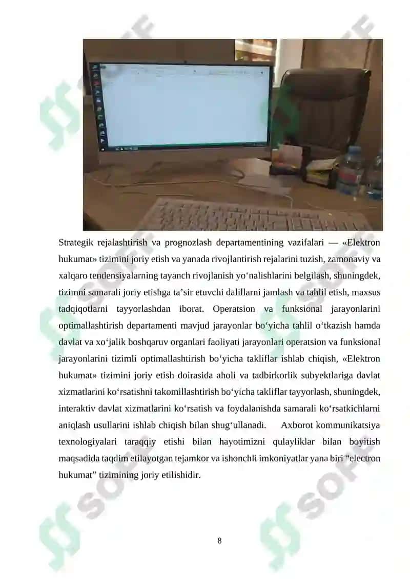 Xususiy korxona amaliyot hisobot 8