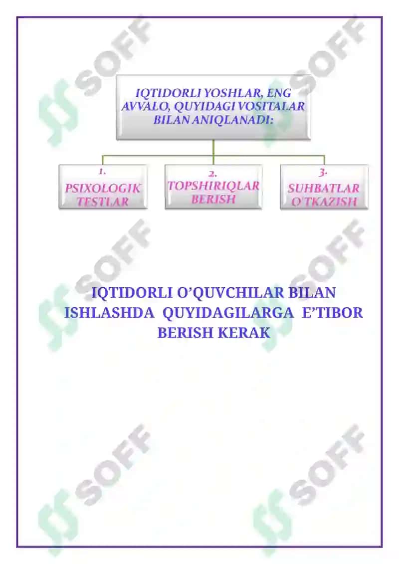 Iqtidorli oʻquvchilar bilan ishlash 8
