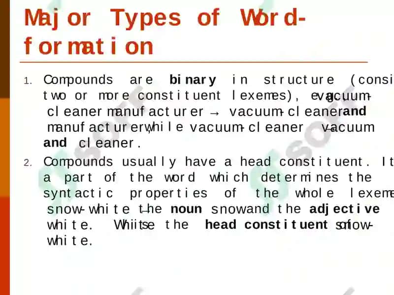 THE WORD-FORMING SYSTEM OF ENGLISH 8