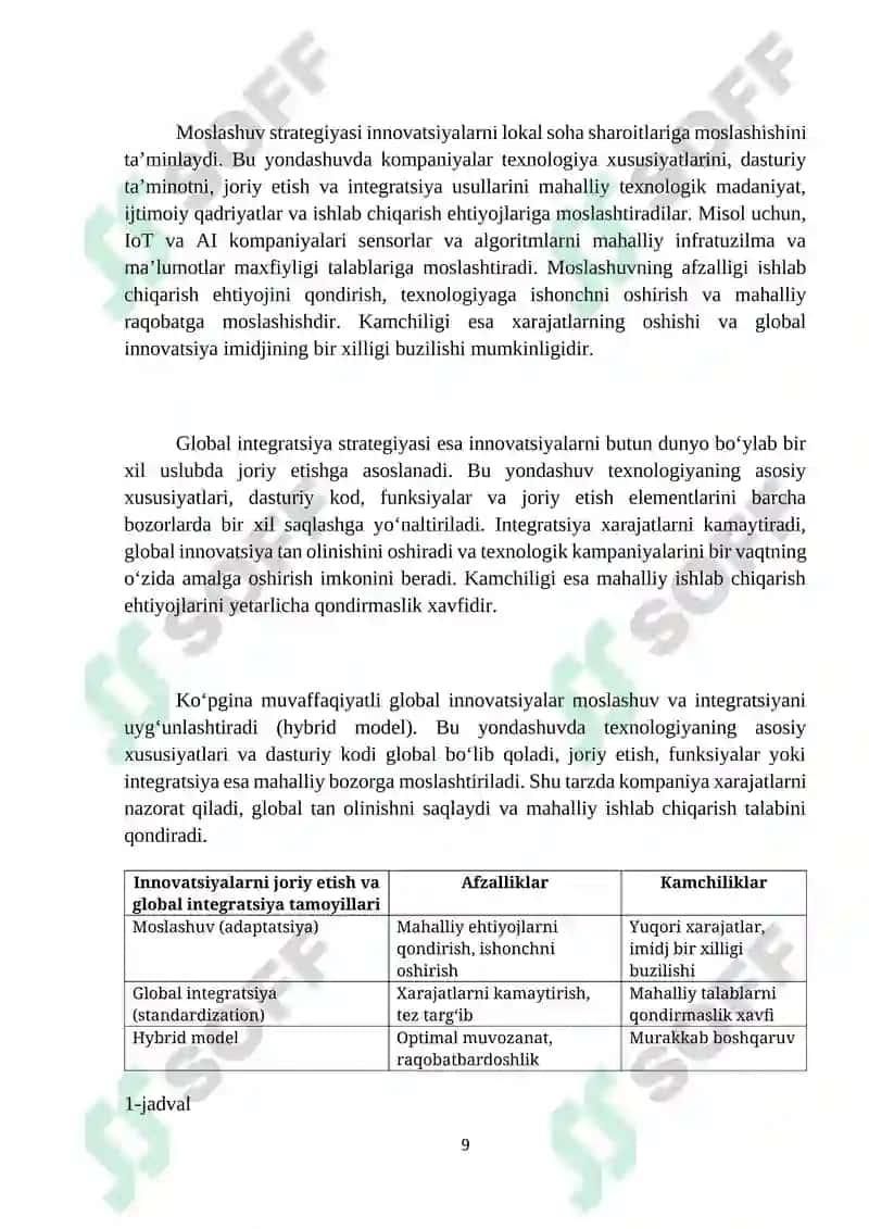 YANGI TEXNOLOGIYALAR VA INNOVATSIYALAR 8