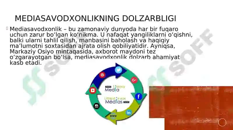 Mediasavodxonlik va axborot madaniyatining ta’limdagi roli 8