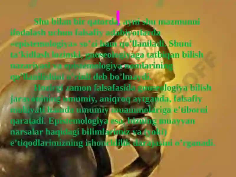 BILISH FALSAFASI 8