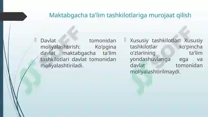 Germaniya maktabgacha ta'lim tashkilotlari 8