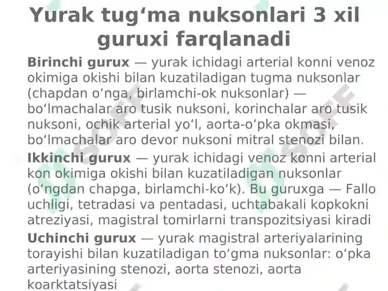 Tug‘mayurak nuqsonlari 8