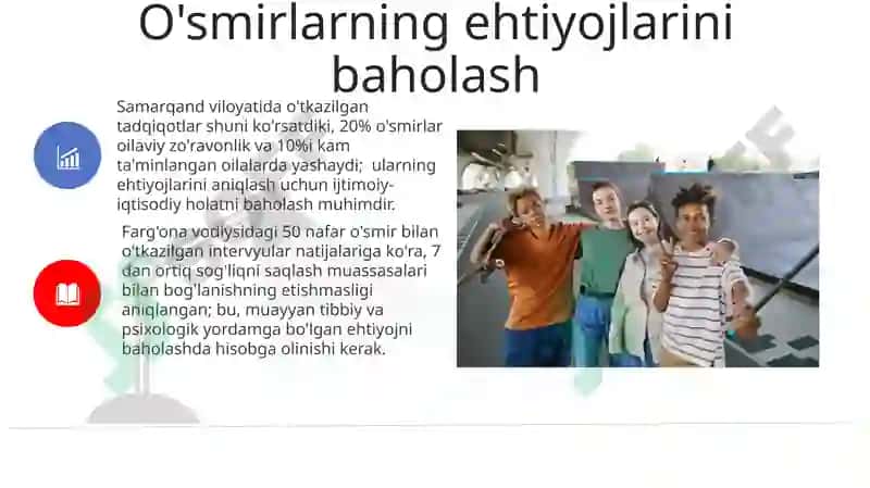 Xavf guruhiga kiruvchi ŏsmirlar bilan ishlash 8