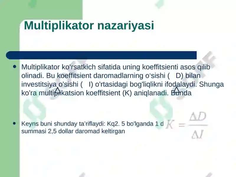 Keyns va keynschilik 8