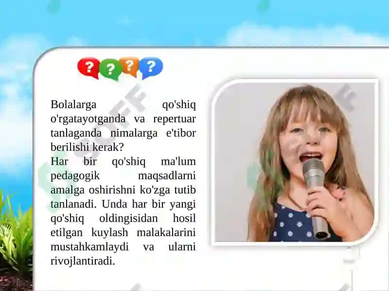 Bolalarning musiqiy ta`limi 8
