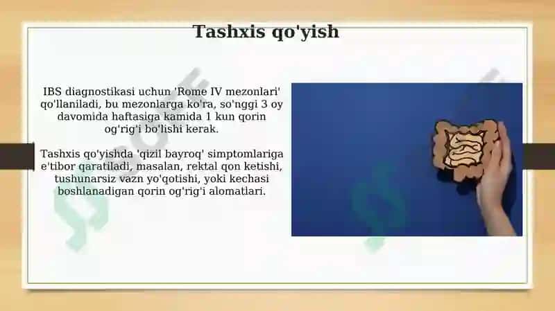 Ichak ta’sirlanish sindromi 8