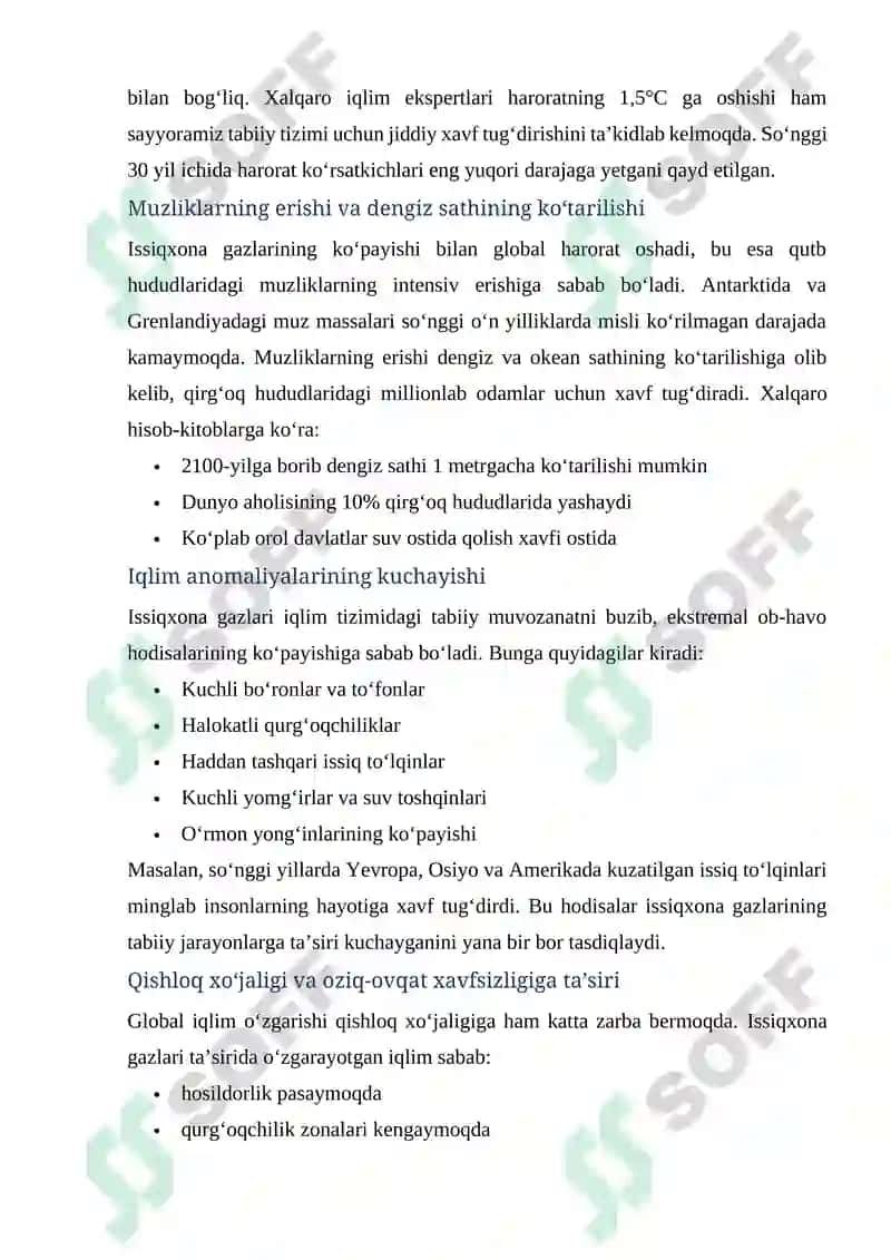 Issiqxona effekti 8