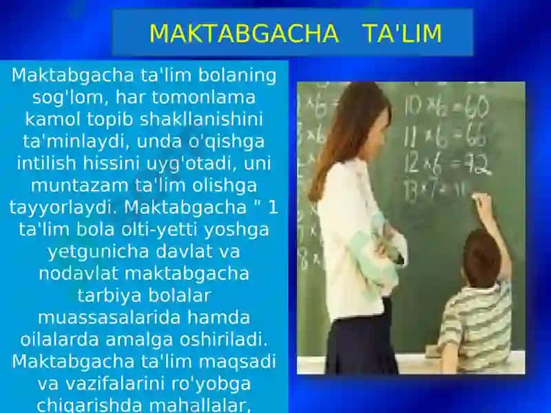 Xalq ta'limi tizimi 8