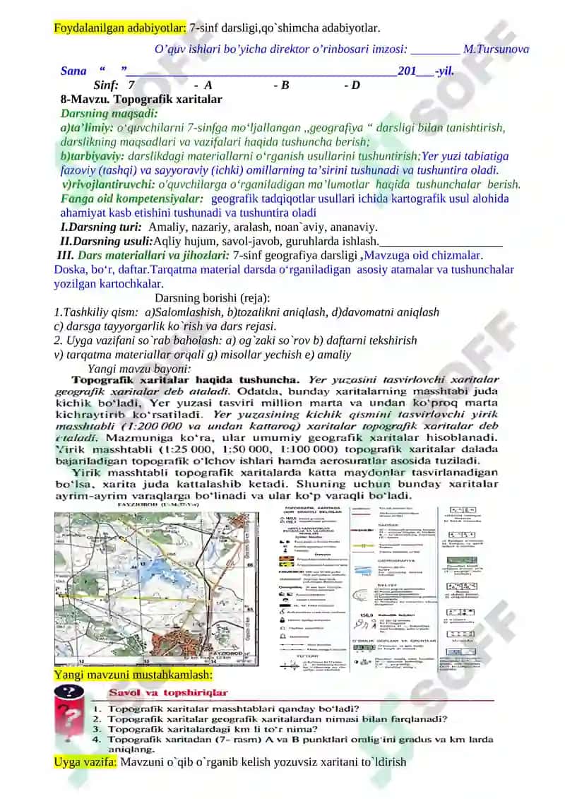 Geografiya darsligi 8