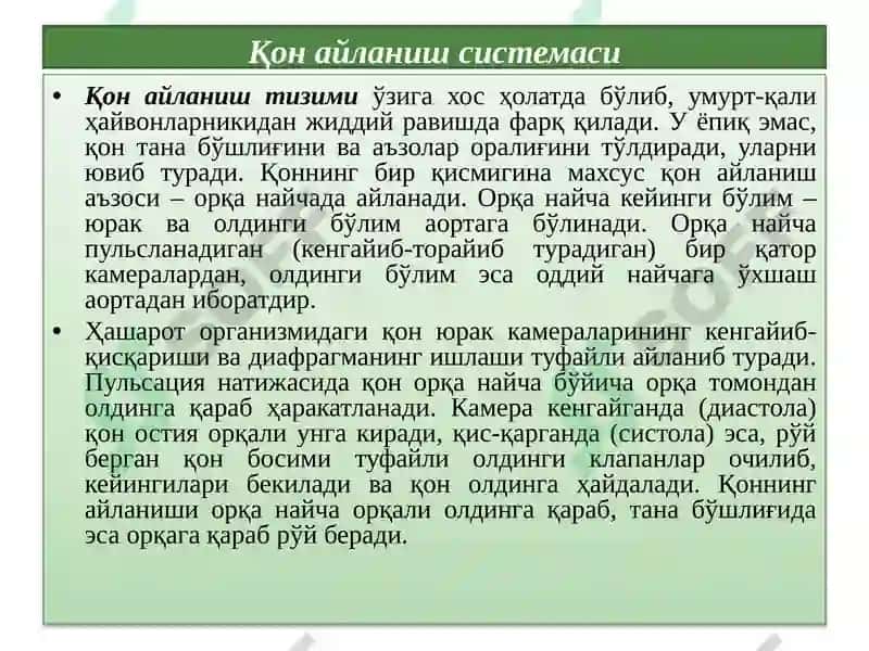 Ҳашаротларнинг овқат ҳазм қилиш тизими 8