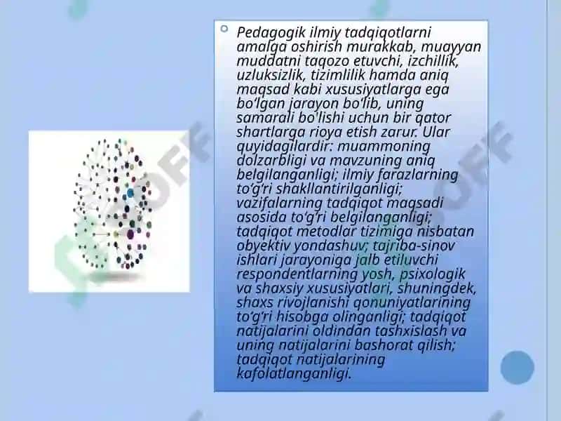 Pedagogikada ilmiy tadqiqot metodlari 8