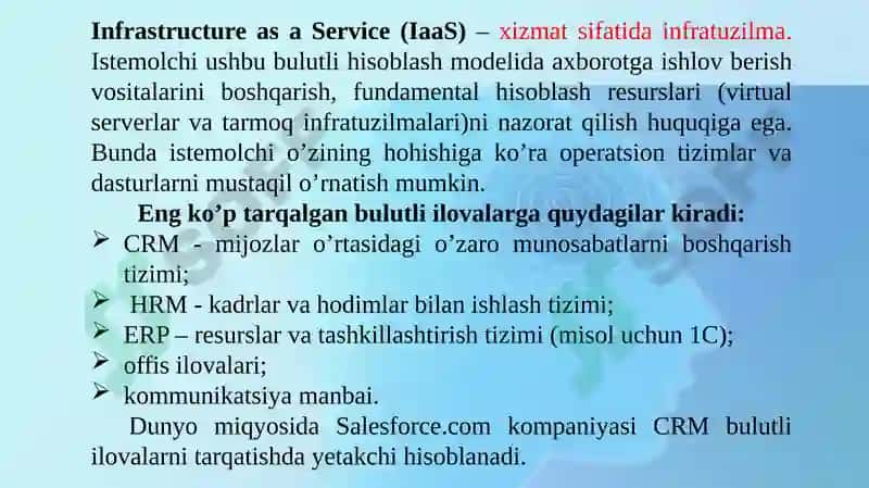 Bulutli texnologiyalar va ular bilan ishlash 8