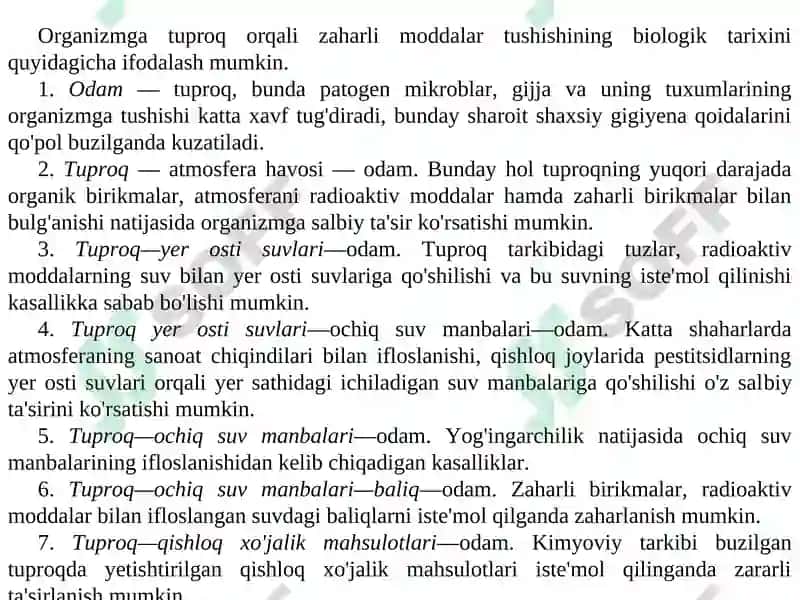 Tuproq gigienasi 8
