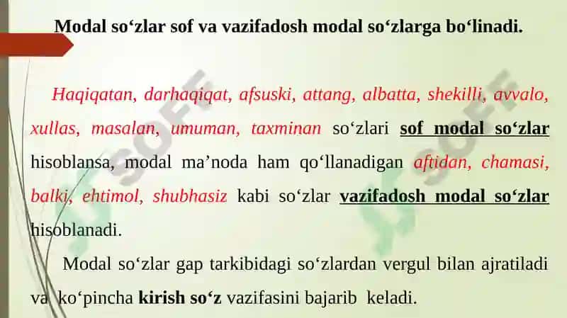 Alohida o‘lingan so‘zlar 8