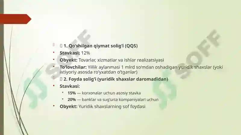 Soliqsiyosati 8