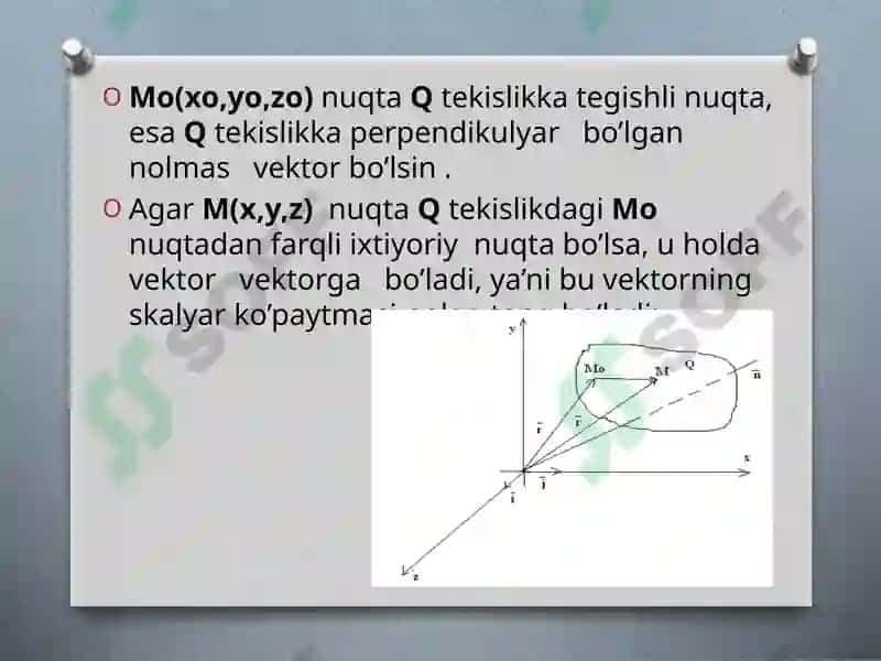Fazoda to’g’ri chiziq tenglamalari 8