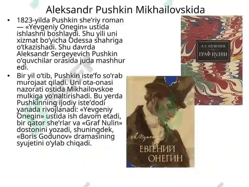 Aleksandr Sergeyevich Pushkin 8