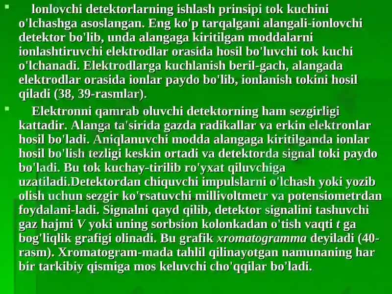 Gaz-suyuq xromatografiyasi 8