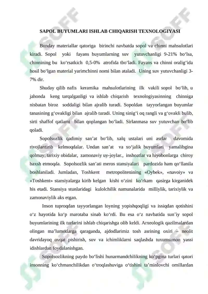 G‘isht ishlab chiqarish texnologiyasi 8