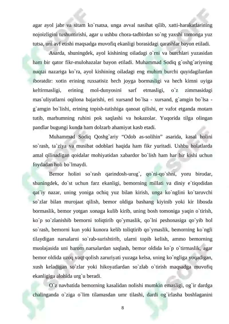 "Odob va as-solihin" 8