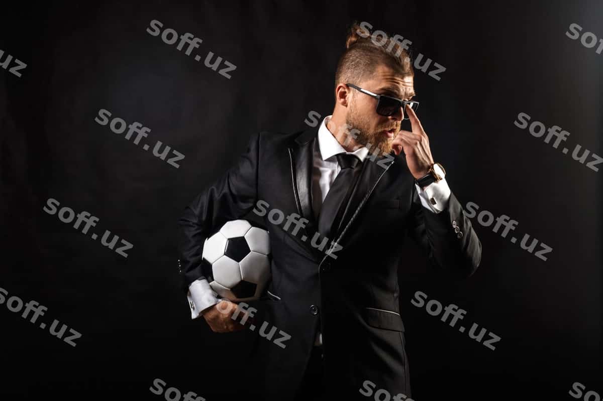 Futbol sport menedgeri biznes kostyum | Soccer sport manager business suit 1