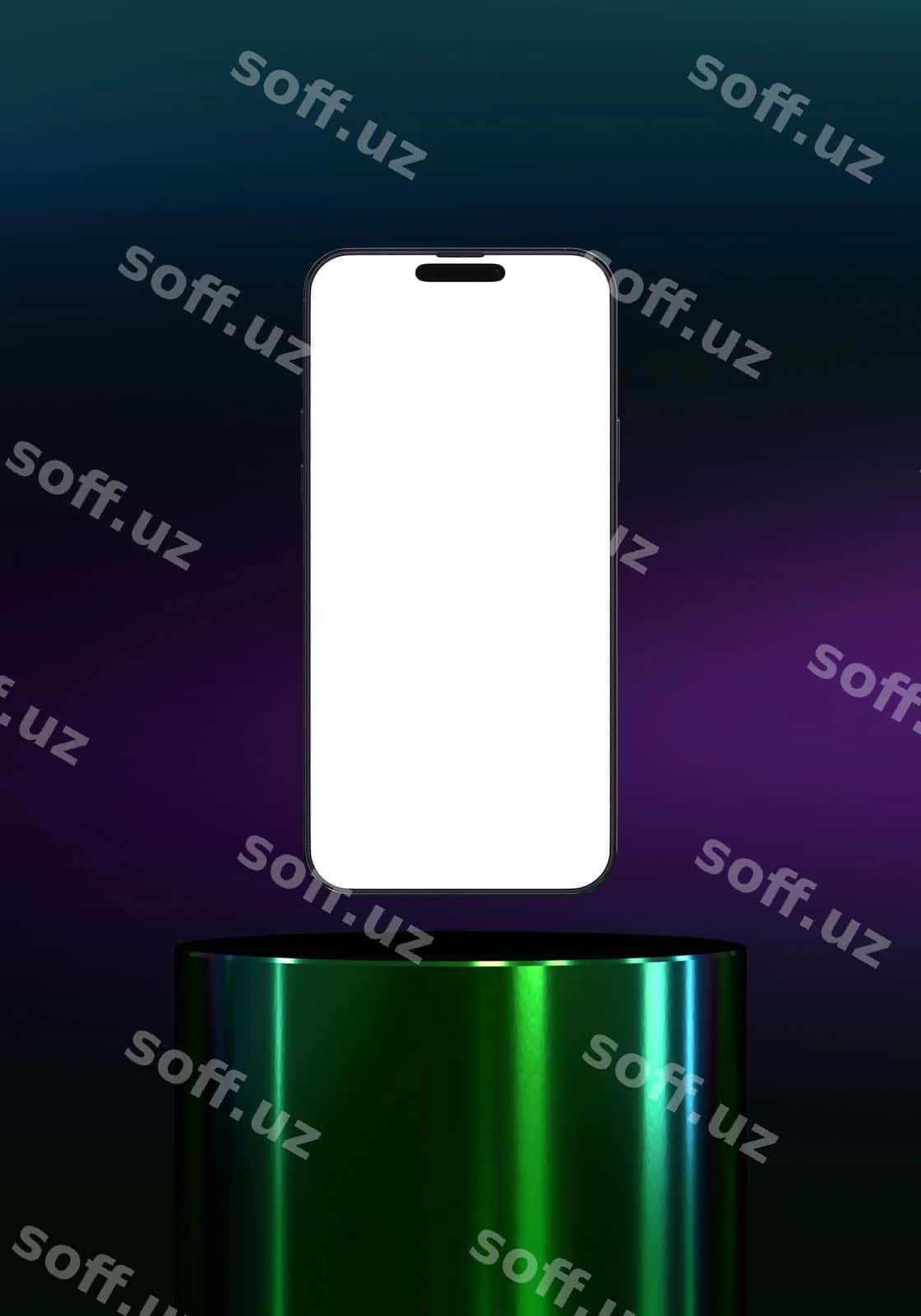 Ijtimoiy tarmoqlar posti uchun namuna qurulma | Social media post mockup device 1