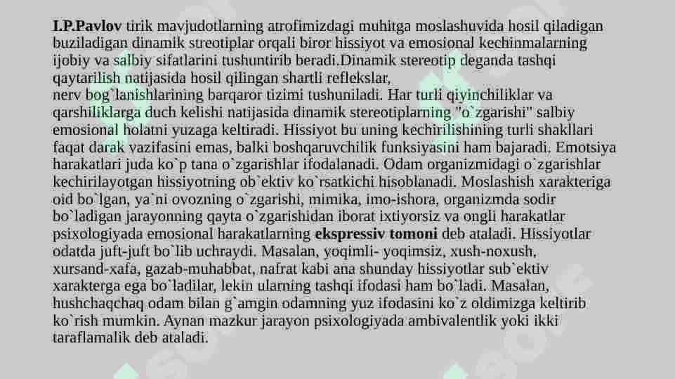 Hissiyot va Iroda 3