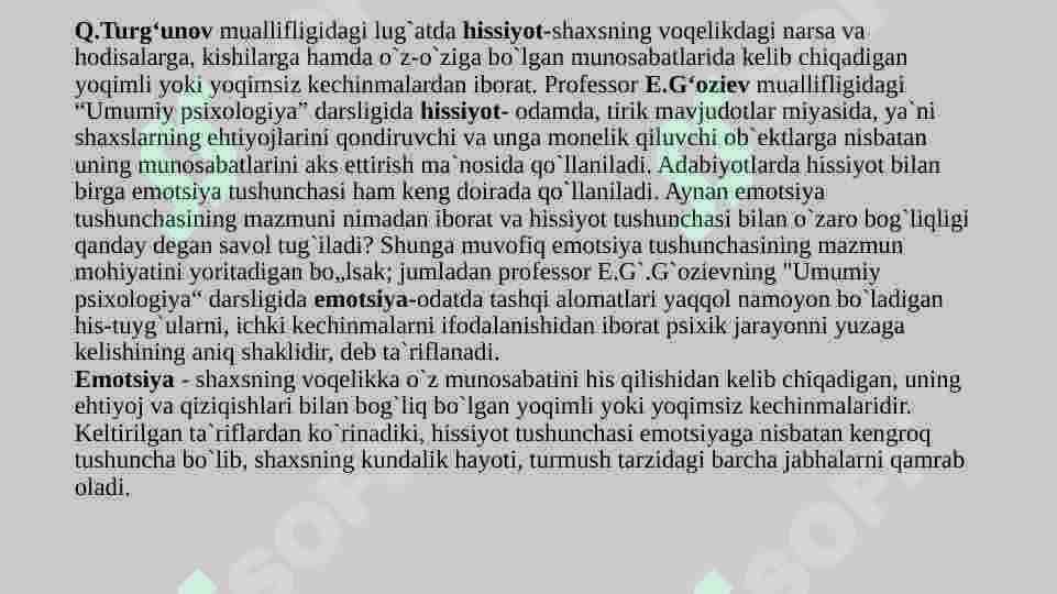 Hissiyot va Iroda 5